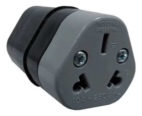 comprar Ficha Enchufe Hembra 3 Patas Para Prolongacion 10 Amper