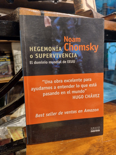 Hegemonia O Supervivencia - Noam Chomsky. Recoleta 