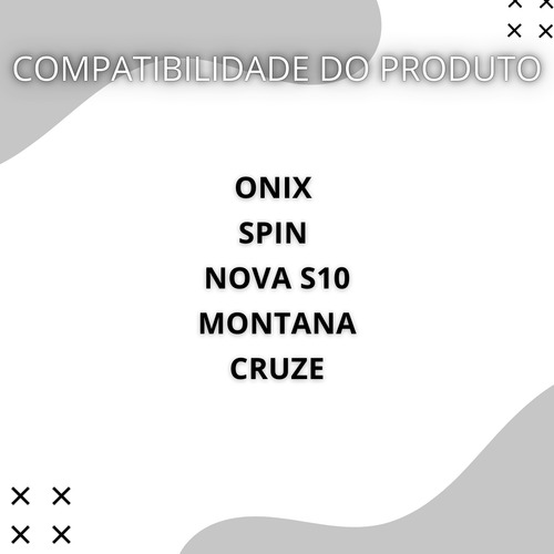 Chave Canivete Compatível Cruze Onix Spin Nova S10 Montana
