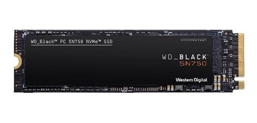 Imagen 1 de 2 de Ssd Wd Black 500gb M.2 Int Nvme Sn750