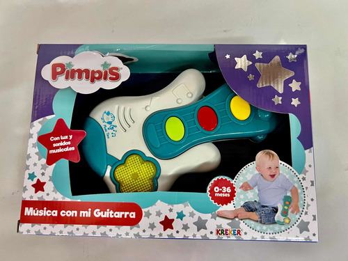 Imagen 1 de 6 de Musica Con Mi Guitarra, Con Luz Y Sonidos. Kreker Pimpis