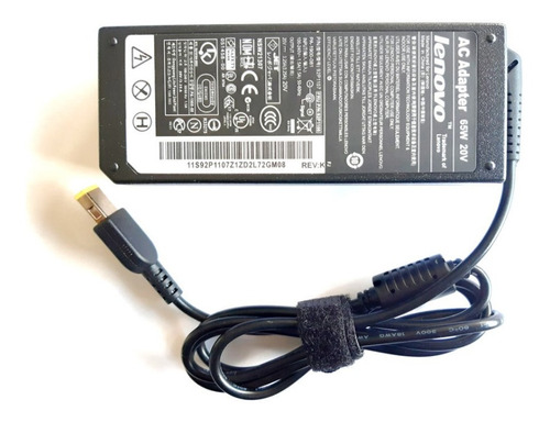 Cargador Para Laptop Lenovo 20v 3.25a  Usb Pin 65 Watts