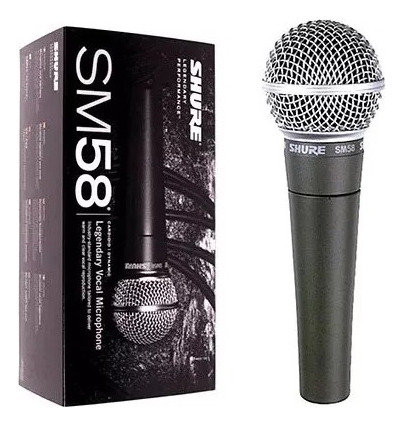  Microfono Shure Sm58 Metalico Dinamico Alambrico 