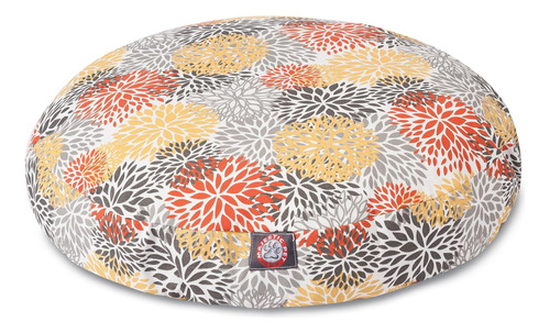 Cama Redonda Grande Para Mascotas Majestic Pet Citrus Blooms