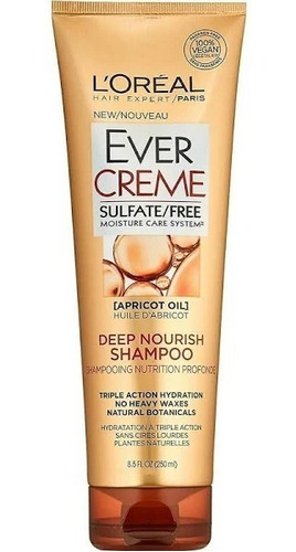 Shampoo Ever Creme Deep Nourish Apricot 250ml L'oréal Paris