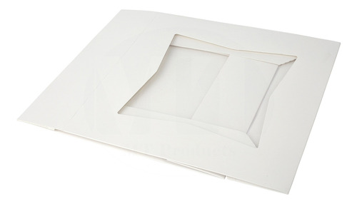 Hermosa Caja De Cartón De Color Blanco Para Reposterí...