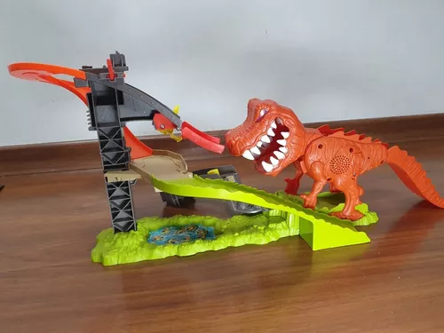 Pista Radical Ataque Do T-rex Hot Wheels Mattel