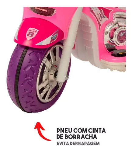 Moto Elétrica Infantil Triciclo Motoca Brinquedo Bateria 12v