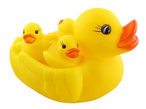 Set Juego De Baño Patitos De Hule Para Niños (4 Unidades)