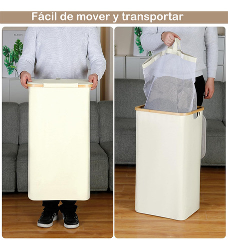 Cesto De Ropa Sucia Con Tapa - Liyuan 110l Cesto De Ropa S