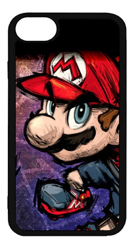 Carcasa Modelos iPhone Mario Bros Caricatura