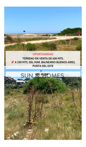 Divino Terreno Con Vista Al Mar En Oportunidad A 100 Mts Del Mar En Balneario Bs. As. Punta Del Este 