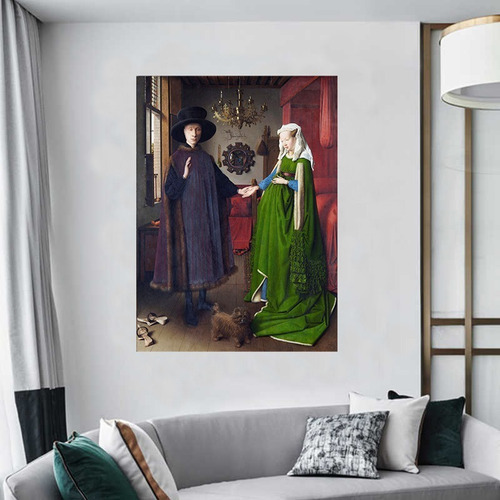 Cuadro Arte Clasico Retrato De Arnolfini, Jan Van Eyck