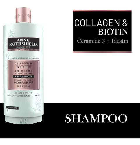 Shampoo Anne Rothshield Colágeno Y Biotina700 Ml