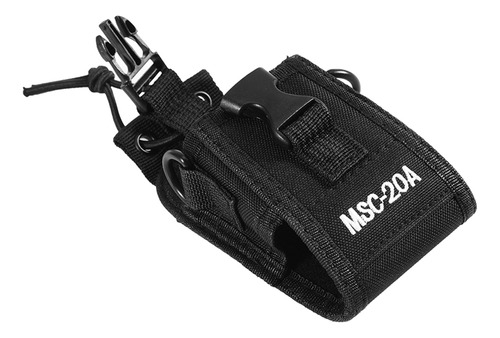 Funda De Nailon Negra Msc-20a Con Correa Para Kenwood