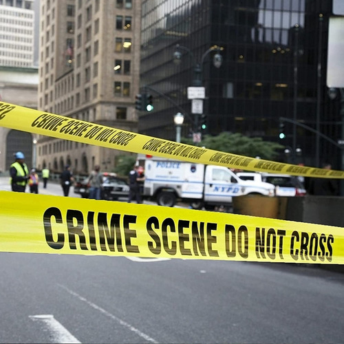 Imagen 7 de 9 de ¡ Cinta Decorativa Crime Scene Fiestas D Terror Halloween !