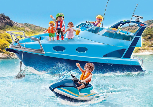 Barco Lancha Con Jet Ski Fun Park Playmobil 70630 Playlgh