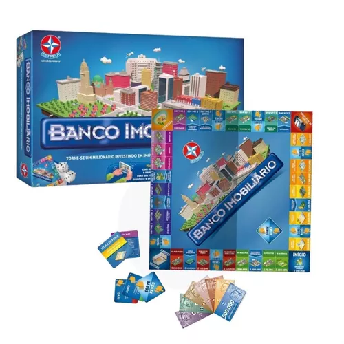 Jogo De Tabuleiro Banco Imobiliário Brasil Original Estrela