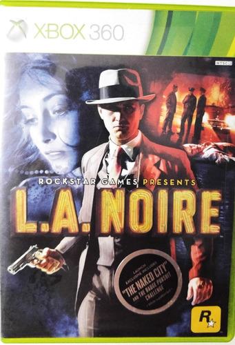 Xbox 360 L.a. Noire Videojuego Suspenso Misterio