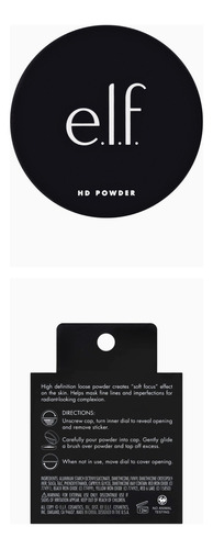 Polvo Suelto Maquillaje Para Rostro Elf Hd Powder 8 Gr