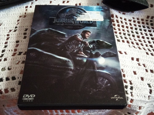 Dvd Jurassic World Mundo Jurásico Chris Pratt Con Flipcover