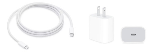 Cargador 20w 1m Turbo Carga Original Para iPhone 15 A Usb C