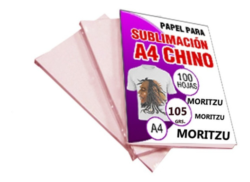 Papel Para Sublimar A4 Secado Rapido Estampadora Moritzu