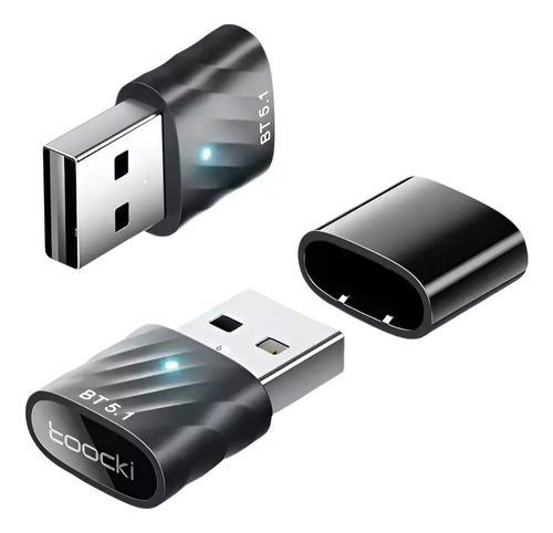Adaptador Receptor Bluetooth 5.1 Mini P/ Até 7 Dispositivos