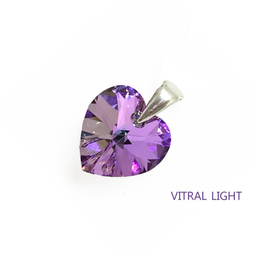 Pulsera Rolo Dije Cristal De Swarovski 10 Mm Plata 925