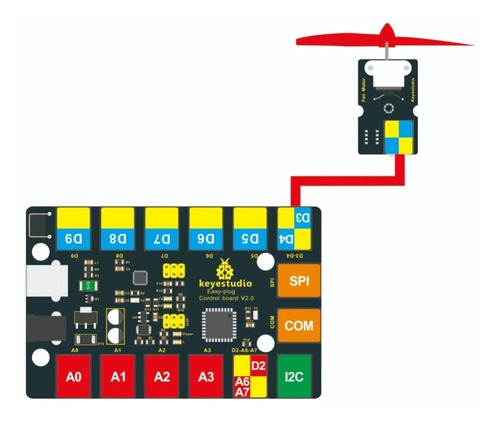 Módulo Hélice Keyestudio Easy Plug L9110 Arduino Steam Robot