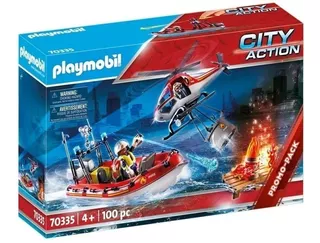 Playmobil - Missão De Resgate Bombeiros 2531