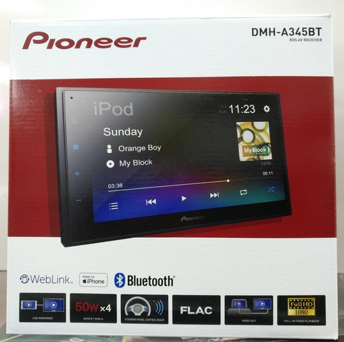 Pantalla Dvd Pioneer Dmh-345bt Bluetooth Usb Android 