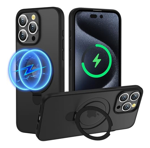 Funda Para iPhone 15 Pro Max Negro 6.7 PuLG Drop Tested Shoc