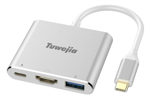 Adaptador Multipuerto Usb C A Hdmi 4k Con Carga Rápida