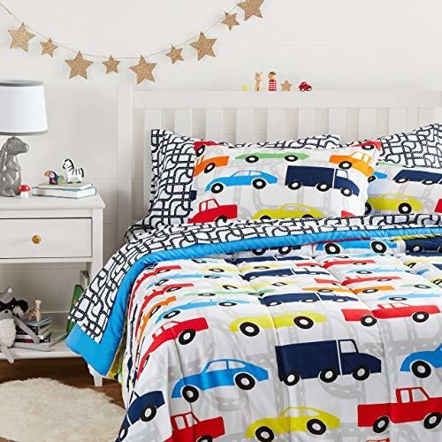 Set De Cama Microfibra Lavable Para Niños