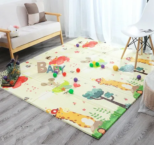 Tapete Alfombra Infantil Niños Bebé Gateo 2.00 X 1.80 Cm