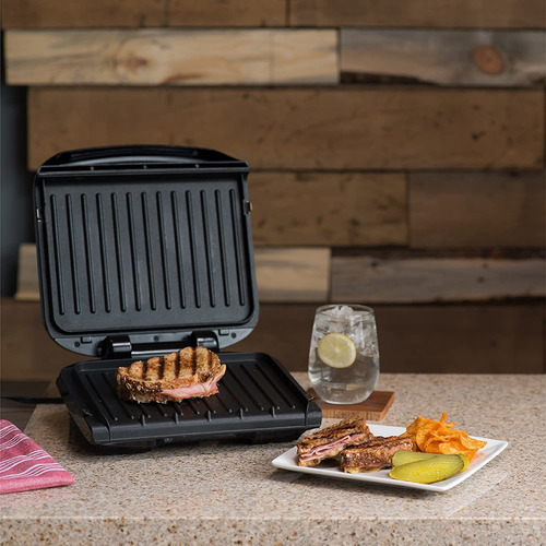 Panini A La Parrilla George Foreman Para 4 Porciones