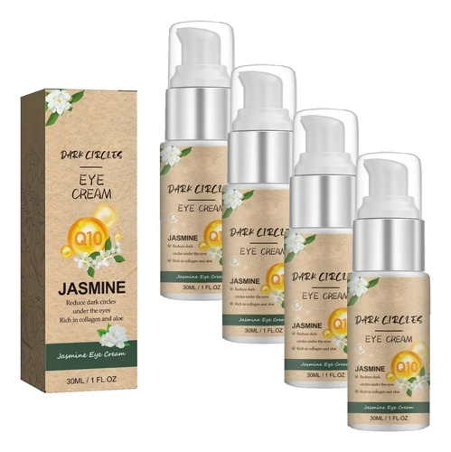4 Creme Para Os Olhos Para Eliminar Olheiras Com Jasmim.