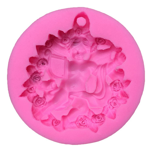 Molde De Silicona Para Tartas Con Forma De Ángel Rosa, Bande