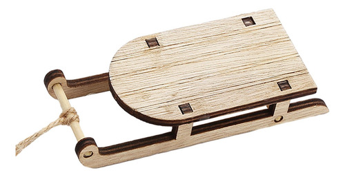 4 Mini Trineo De Madera, Adorno De Escritorio, Bricolaje,