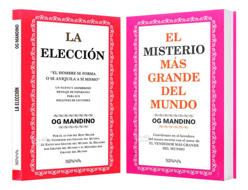 Og Mandino La Elección + Misterio Más Grande Mundo