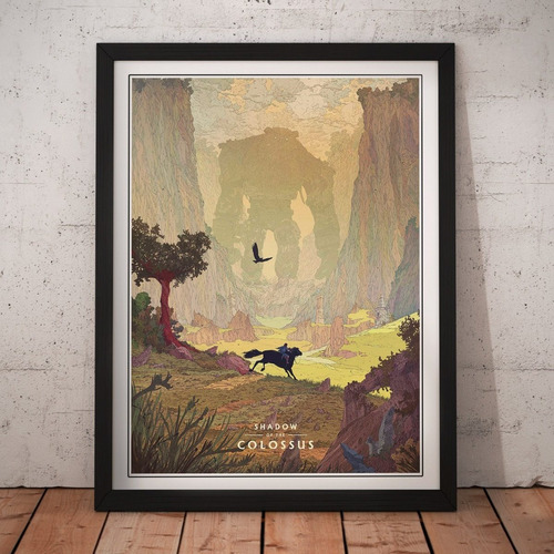 Cuadro Gamer - Shadow Of The Colossus - Poster Fan Art