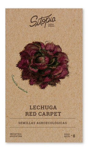 Semillas De Lechuga Red Carpet Sitopia