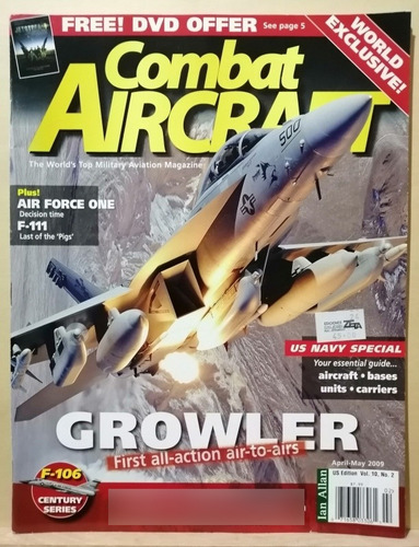 Combat Aircraft Revista Avión Caza F/a-18 Libro Aviación Raf