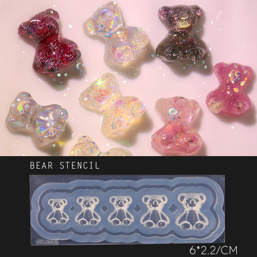 1 Uds. Accesorios De Silicona 3d For Uñas, Molde For Tallar
