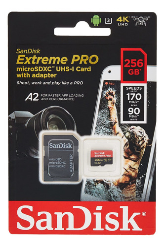 Sandisk Extreme Pro Micro Sdxc Uhs-i U3 A2 V30 - Tarjeta De.