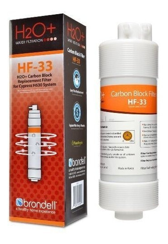 Brondell H2o+ Cypress Carbon Block Water Filter (hf-33)