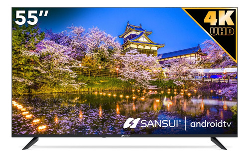 Pantalla Smart Tv Sansui 55 Pulgadas Android Tv