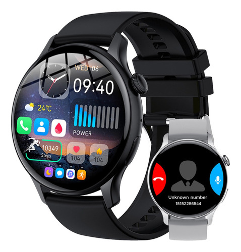 Amoled Reloj Inteligente For Mujer Hombre Bt Llamada Ip68 ~