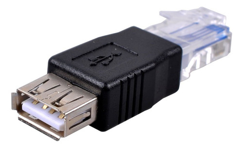 Ucec 1 x Tipo A Usb 2.0 hembra A Conector Ethernet Rj45 male